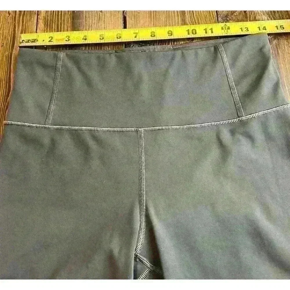 Athleta Persistence Laser Cut 7/8 Yoga Leggings Size Medium Brown - Picture 6 of 12